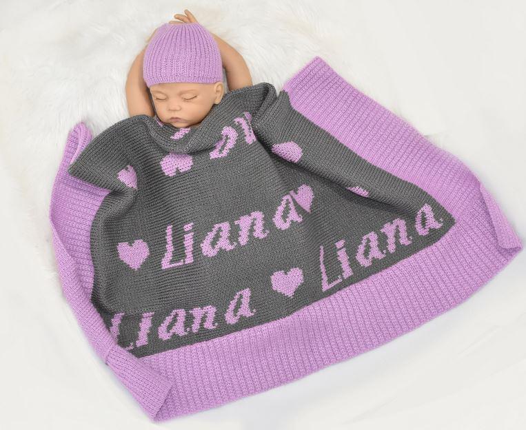 Baby Blanket With Name And Weight