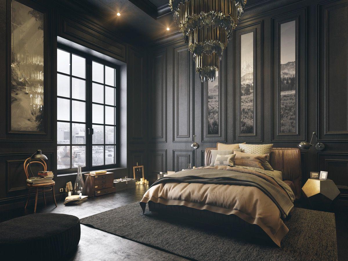 Black And Gold Bedroom Decorating