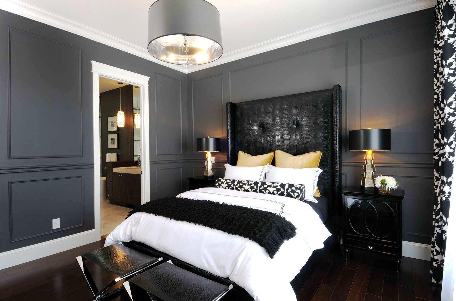 Black And Gold Decor For Bedroom