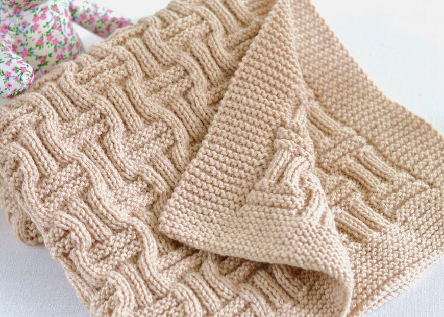 Chunky Knit Baby Blanket Free Pattern