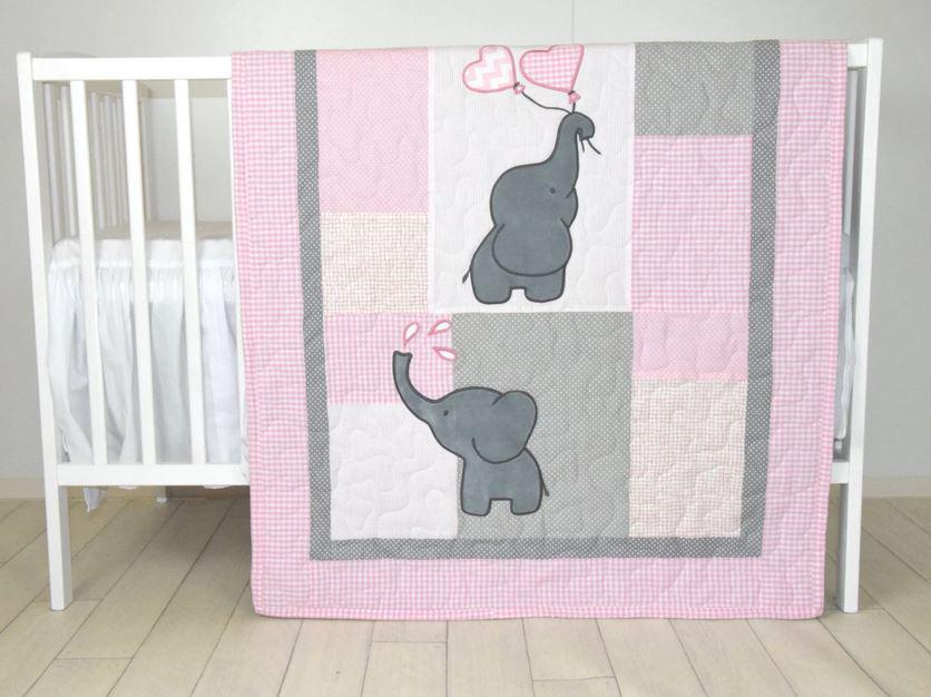 Elephant Baby Blanket Girl