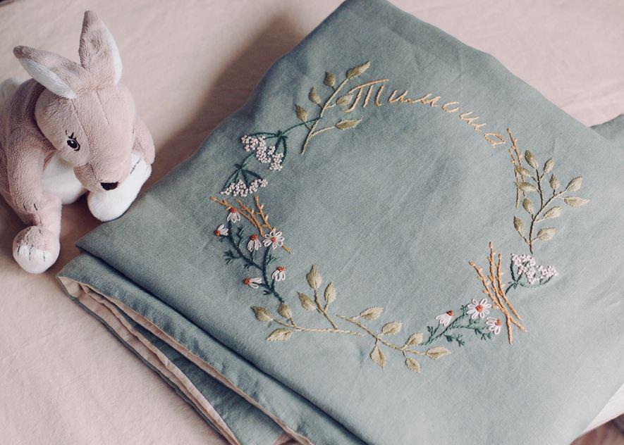 Embroidered Baby Blankets