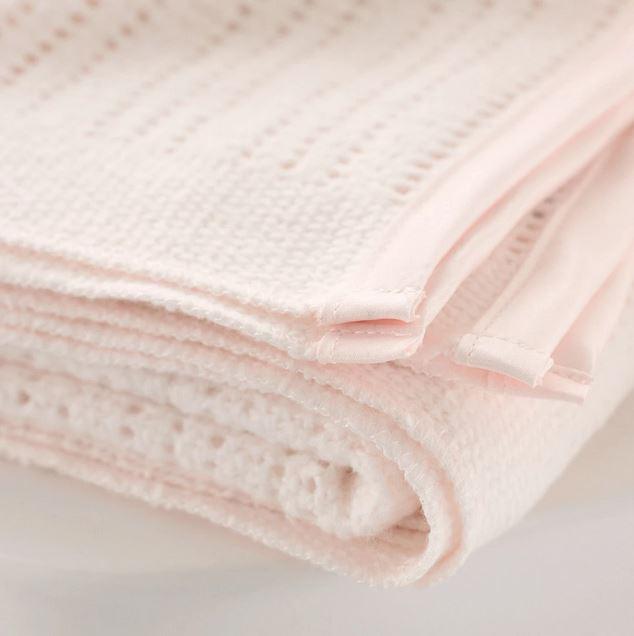 Flannel Satin Baby Blanket