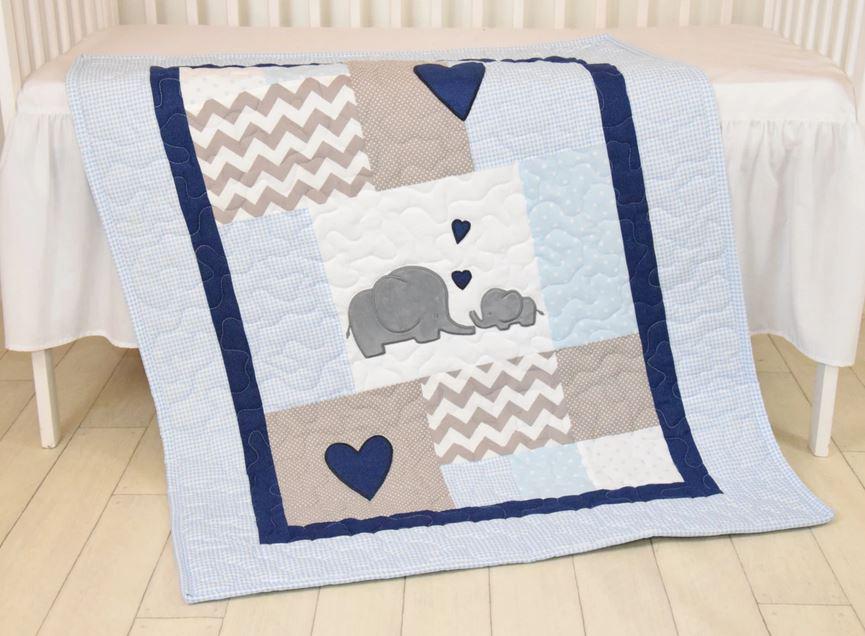 Free Crochet Elephant Baby Blanket Pattern