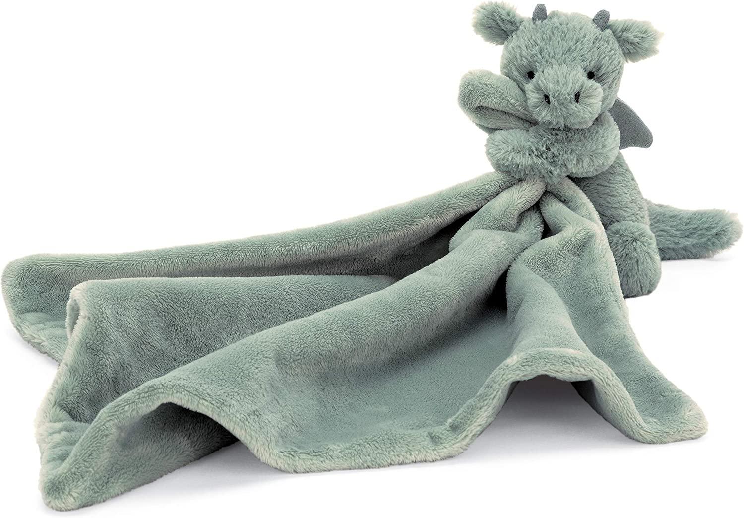 Green Baby Stuffed Animal Blanket