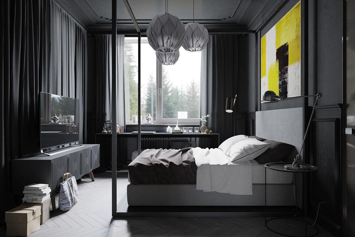 Grey And Black Master Bedroom Ideas