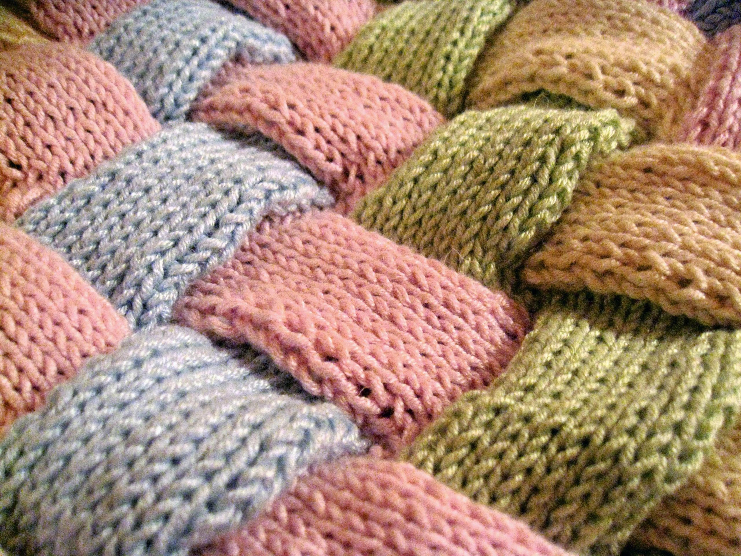 Hand Knit Baby Blanket