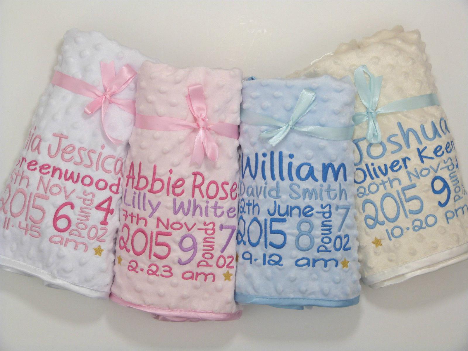 Luxury Baby Blankets Personalized
