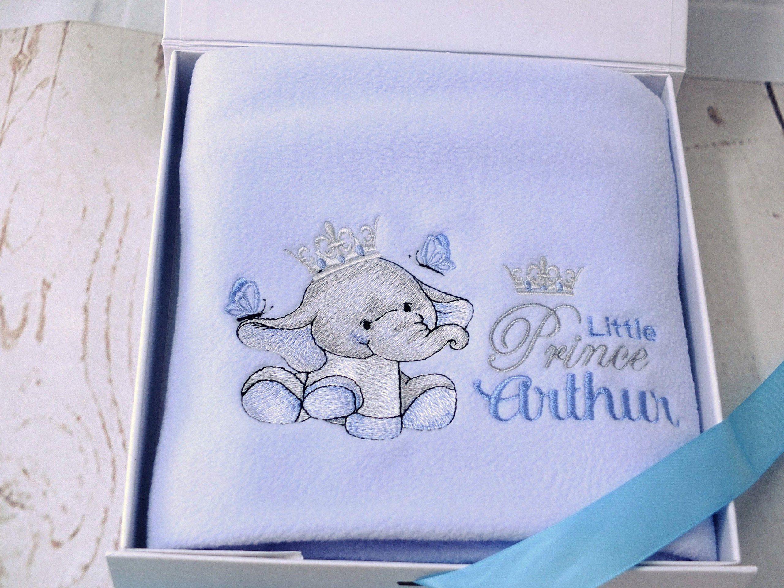 Personalized Baby Blanket And Pillow Set