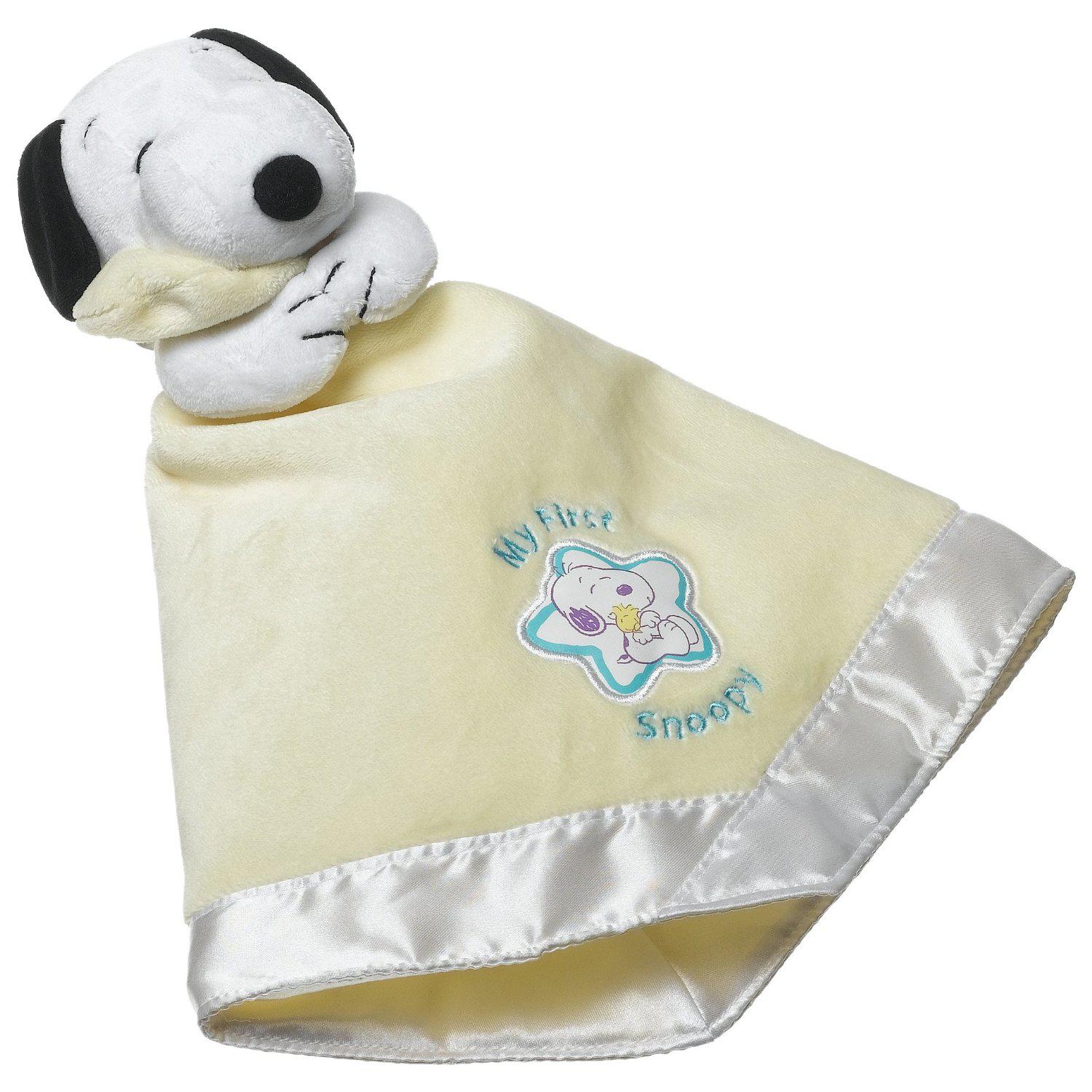 Personalized Snoopy Baby Blanket