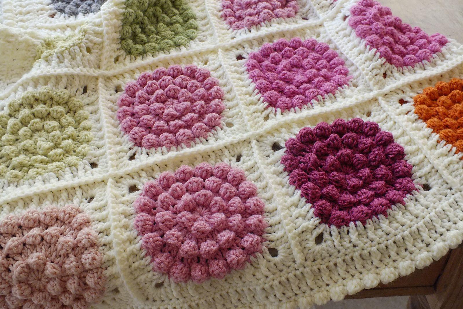 Rectangle Granny Square Baby Blanket Pattern