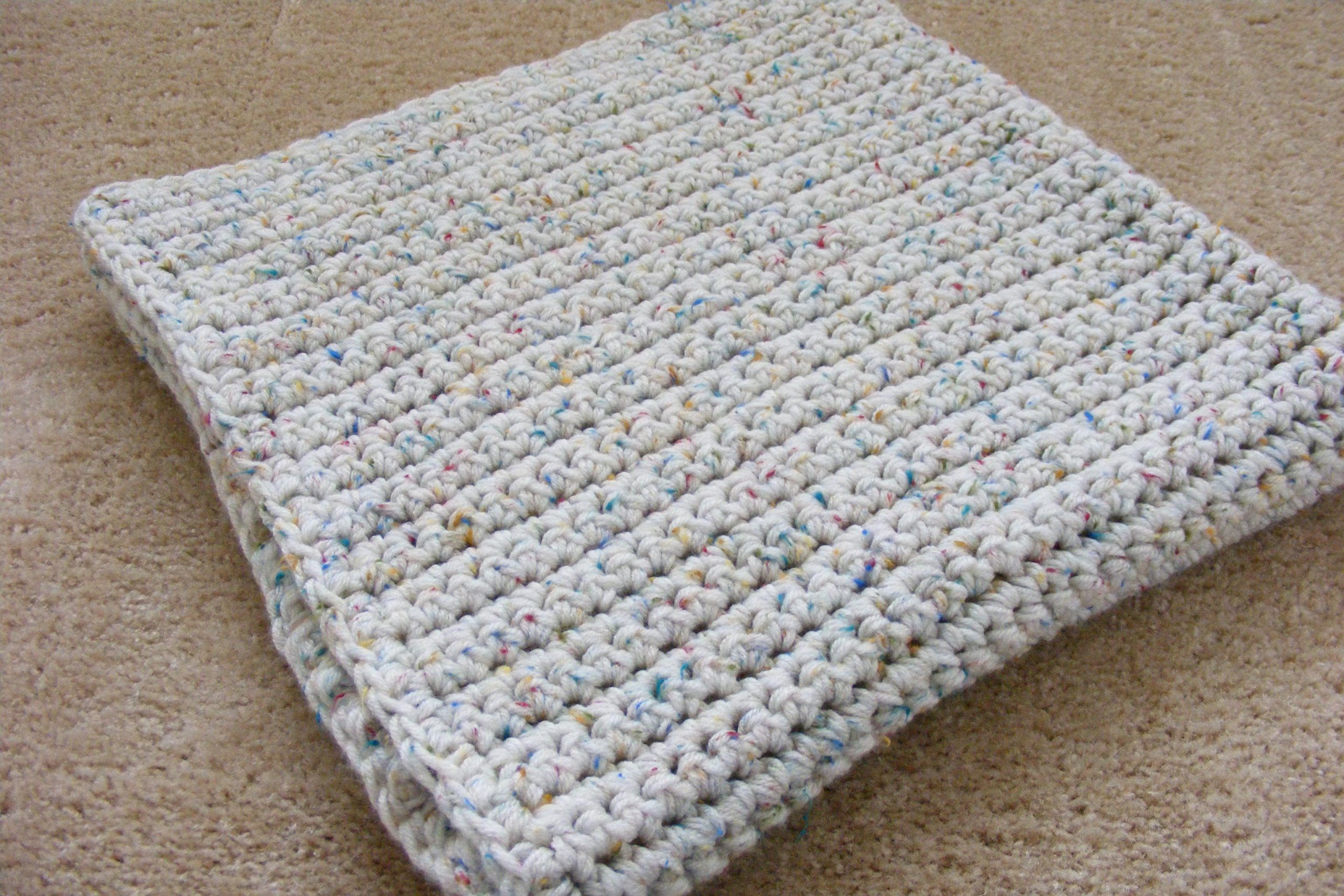 Simple Loom Knit Baby Blanket